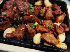 炉火烤梅肉-船梆煮•蒸汽海鲜·炉火烤肉(五四广场店)