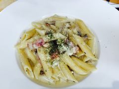 奶油蘑菇培根笔尖面-JANS意式简餐厅·惠灵顿牛排
