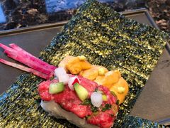 海胆生牛肉手卷-老乾杯和牛烧肉(王府中环店)
