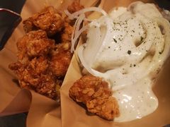 炸鸡翅一半一半-富乐满韩国正宗炸鸡韩国料理(虹泉路店)