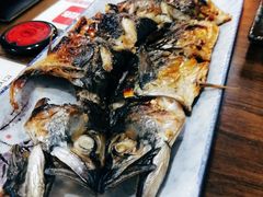 烤青花鱼-真情鲍鱼海鲜汤