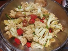 干锅有机花菜-蔡阿水羊肉店