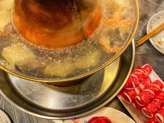 热气腾腾的火锅-鑫龙火锅城(青岛分店)