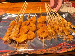 -路边摊小炉子烧烤