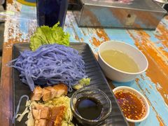 -蝶豆花蓝面条
