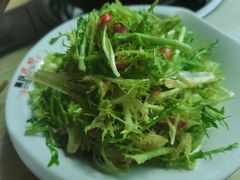 炝拌苦菊-清真重庆巴爷香辣鸡煲(南小巷店)