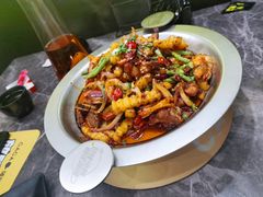 香辣肥肠鸡-嘎嘎鸭脑壳(蜀汉路店)