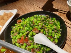 肉沫炒毛豆米-树厨贵州菜(大十字店)
