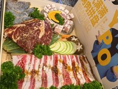 夏日烤肉拼盘-安又胖韩国烤肉(美罗城店)