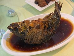 罾蹦鲤鱼-奥华餐厅·老张记(台基厂店)