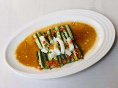 黄椒酱秋葵蒸银鳕鱼-旺顺阁海鲜广场(亚运村店)