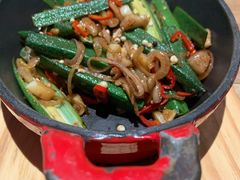 小炒秋葵-小大董·烤鸭(凤凰汇店)