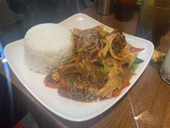 黑椒腐竹牛腩饭-大四喜茶餐厅(井岸店)