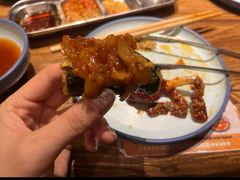 -明洞阿姨·韩式酱蟹烤肉·创意料理(三元桥店)