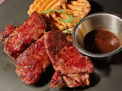 百里香厚烧澳洲板翼配有机蔬菜-五合院·整点烤肉