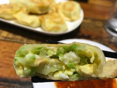 鸡蛋西葫芦锅贴-金谷园饺子·烧烤·家宴(人大总店)
