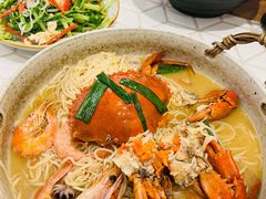 膏蟹拌面-十面欢腾·海鲜面·台式Bistro(长乐路店)