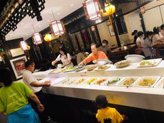 自助取餐区-清心素食自助餐厅(夫子庙店)