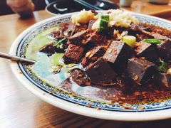 关中辣子蒜羊血-秦唐一号西安菜馆(钟楼店)