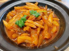 虾籽蹄筋焖茭白-竹里馆·淮扬菜·功夫茶(老门东店)