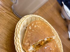 肉松色拉米饭饼-花悦豆香