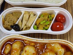 鱼香茄子烩巴沙鱼片套餐-新白鹿餐厅(爱琴海购物中心店)