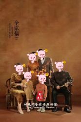 -时光纪亲子全家福照相馆(静安店母女写真父母纪念照)
