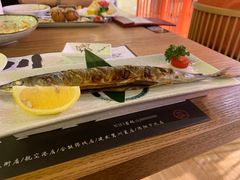 日式碳烤秋刀鱼-栖川山葵家·寿喜锅·日式料理(龙湖北城天街商场店)