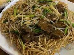 牛肉湿炒面（脆）-繁仔牛杂(石排店)