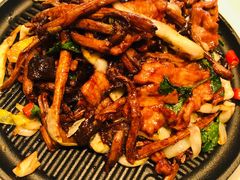 茶树菇炒牛肉-北京老铺烤鸭(西稍门店)