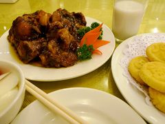 杏仁豆腐+红烧牛尾+南瓜饼-大顺堂食府(牛街店)