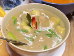 中部绿咖喱鸡肉-帕蓝·暹罗料理(曲阳店)