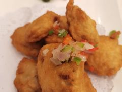 椒盐藕夹-怡园饭店-餐厅(四望亭店)