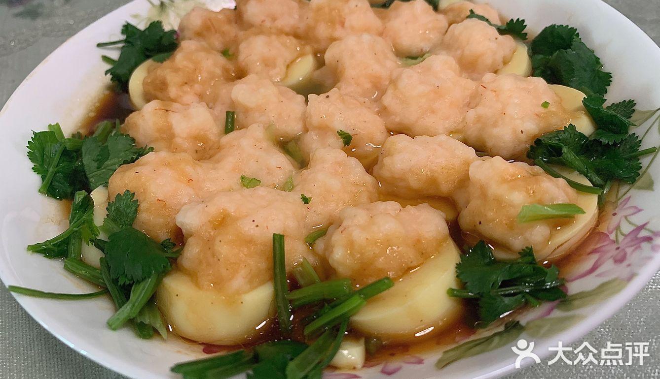 鲜嫩豆腐虾球~