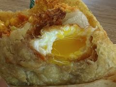 炸蛋葱油饼-小红车炸蛋葱油饼