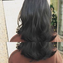 茶灰色Grico作品-茶发Salon·烫发染发理发