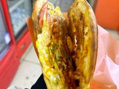 鸡蛋火腿青椒火烧-曹县名吃香酥鸡蛋火烧(芙蓉街店)