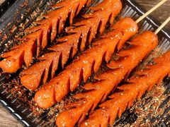 -老红桥炸灌肠牛肚锅烧烤(定福庄店)