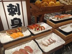 -广州万富希尔顿酒店-感趣自助餐厅·生蚝海鲜刺身