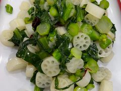 芥兰拌藕尖-湘桂人酒楼(西便门店)