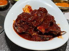 -草家酱蟹炭火烤肉店(珲春南路一店)