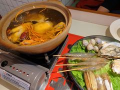 醇香海鲜醉鸡煲-恭喜上堓砂锅焗·海鲜大排档(闵行龙湖店)