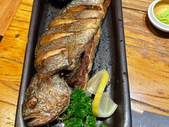 烤黄花鱼-黑牛の店·和牛烧肉(大悦城店)