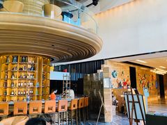-深圳温德姆至尊酒店·大堂吧·户外花园