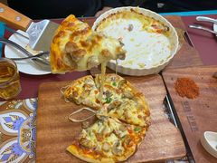 鸡肉蘑菇披萨-西单元牛排馆(长安大学城店)