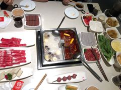 红油清汤鸳鸯锅底-海底捞火锅(劲松店)