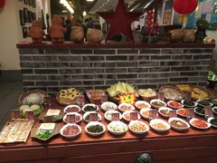 自助取餐区-小时候文化餐厅(盘山店)
