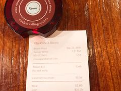 账单-Cha Café and Bistro