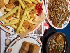 炸鸡全翼拼薯条-伯友茶记(中华广场店)