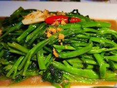 秘制虾酱炒空心菜-帕蓝·暹罗料理(曲阳店)